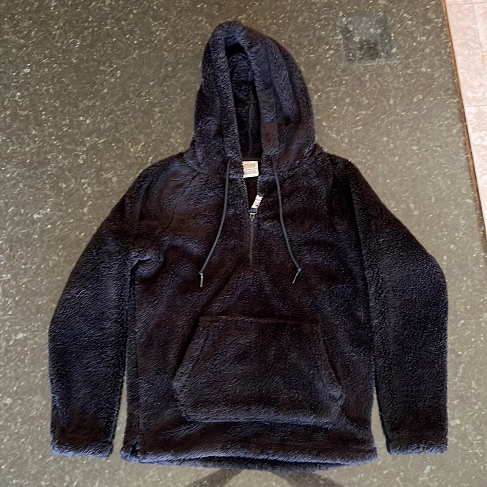 Victoria’s Secret PINK Teddy Half Zip Pullover XS